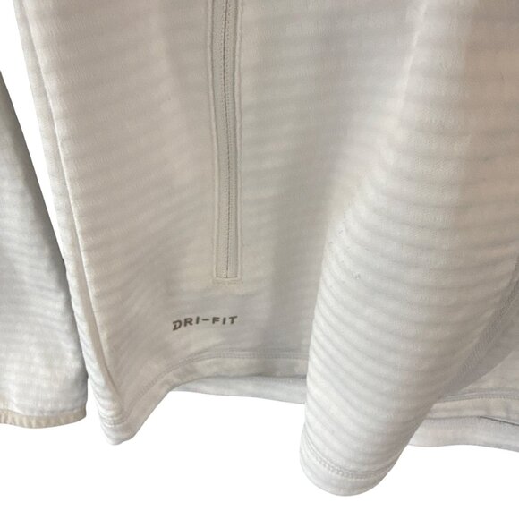 Nike Golf Dri Fit White Full Zip Jacket Women’s Medium Lightweight Activewear - Picture 6 of 8